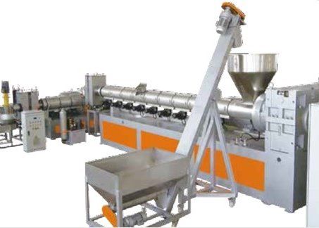 Máy tái chế nhựa trục vít đơn cho nhựa rắn