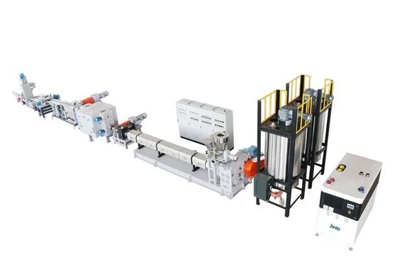 Máy tái chế nhựa thải1500kg h PET PVC PP PE PP Máy ép trục vít đơn