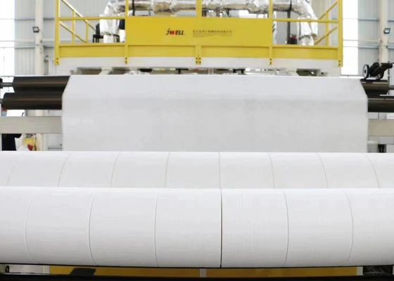Máy móc JWELL Vật liệu mặt nạ nóng Trục vít đơn PP Melt Blown Dây chuyền sản xuất không dệt