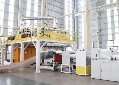 Máy móc JWELL Vật liệu mặt nạ nóng Trục vít đơn PP Melt Blown Dây chuyền sản xuất không dệt