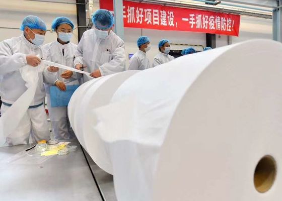 Máy móc JWELL Vật liệu mặt nạ nóng Trục vít đơn PP Melt Blown Dây chuyền sản xuất không dệt