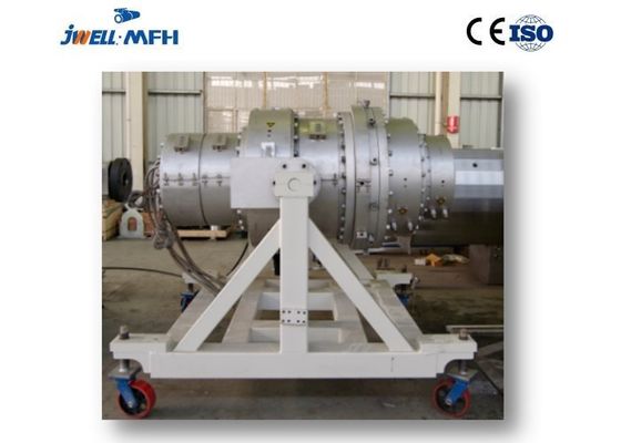 55kw Trục vít đơn PE PP ABS PET PER PS Máy đùn ống