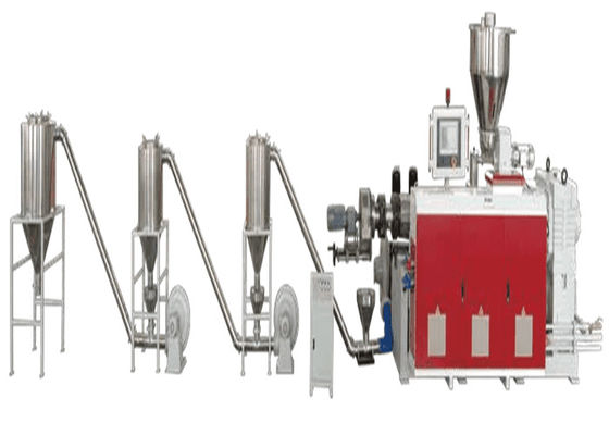 JWELL Máy tái chế nhựa thải JWELL Máy đếm PVC Máy tạo hạt trục vít đôi hình nón