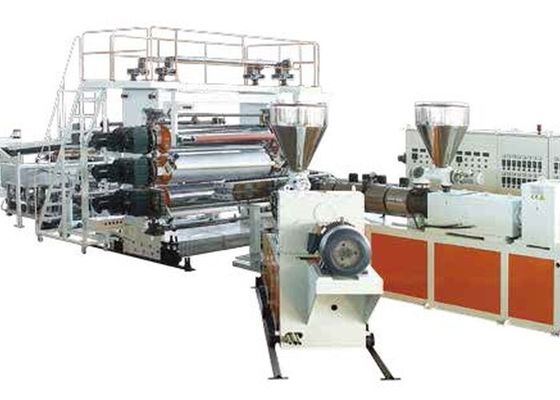 Máy làm tấm sợi tre gỗ JWELL Dây chuyền ép đùn tấm PP