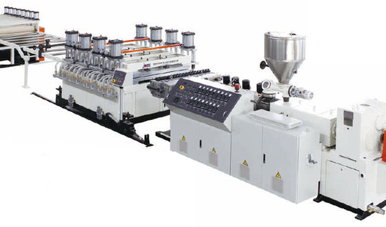 JWELL PVC Semi Skinning Co Máy đùn bọt Wpc Máy làm bảng PVC