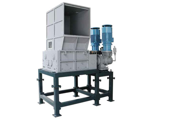 HDPE LDPE Blue Drum 2000kg h Máy hủy bốn trục