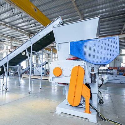 Máy hủy tài liệu trục đơn đa năng để tái chế nhựa nhanh hơn
