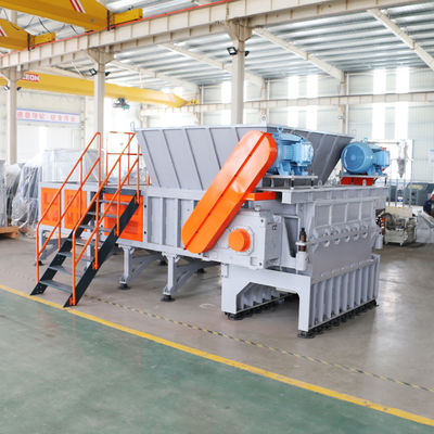 Máy hủy tài liệu trục đơn 1000kg / H PS Máy tái chế chất thải nhựa