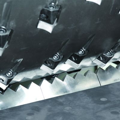 Máy hủy tài liệu trục đơn 1000kg / H PS Máy tái chế chất thải nhựa