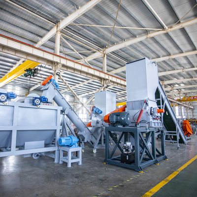 JWELL CE 2000kg / H Máy giặt nghiền chai PET với bộ sưu tập thổi