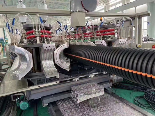 Máy làm ống HDPE PP PVC Máy đùn ống Dwc
