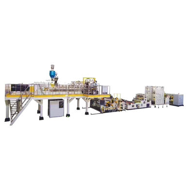 Dây chuyền ép đùn tấm hai trục vít PET PLA