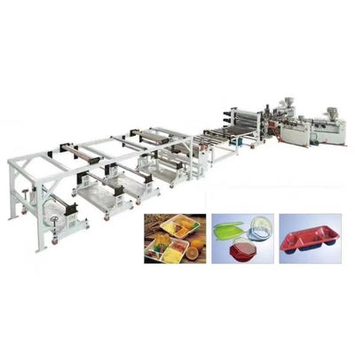 Dây chuyền ép đùn tấm hai trục vít PET PLA
