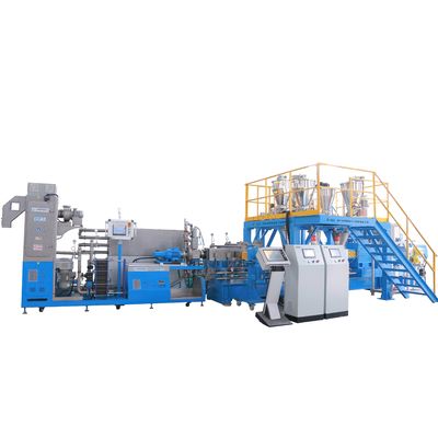 1000kg / h PLA PBAT Dây chuyền chế tạo nhựa sinh học chứa đầy tinh bột