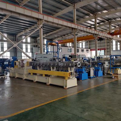 1000kg / h PLA PBAT Dây chuyền chế tạo nhựa sinh học chứa đầy tinh bột