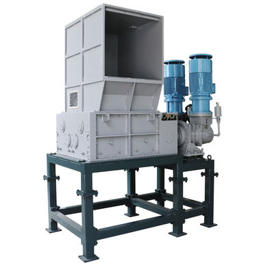 Thùng chứa xốp HDPE Blue Drum Máy hủy nhựa tái chế bốn trục